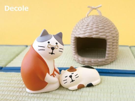 Decole デコレ Concombre コンコンブル おばあちゃん猫 と 猫ちぐら 生活雑貨 Feel At Ease フィール アット イーズ