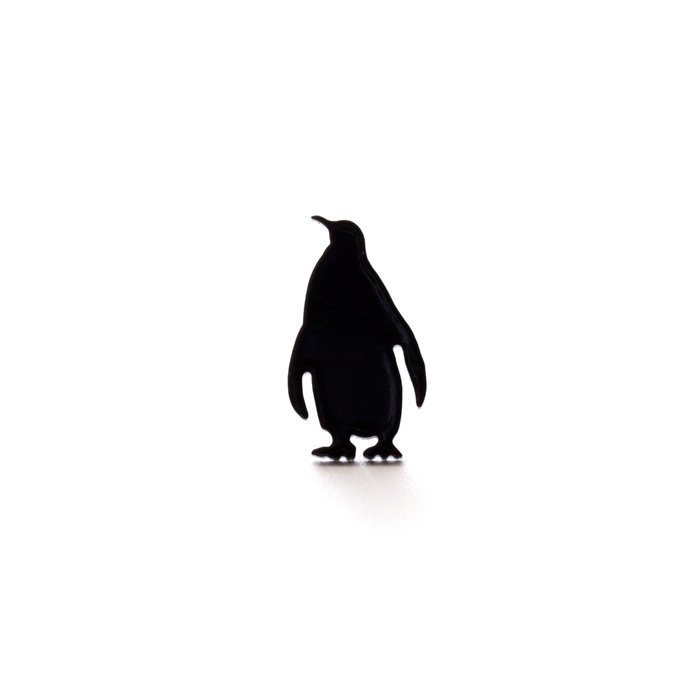 モノトーンのペンギンのピンズ メイド イン 東京のアクセサリー Lanterna ランテルナ