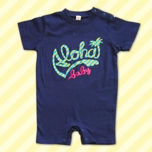 BABYもアロハにロンパース"