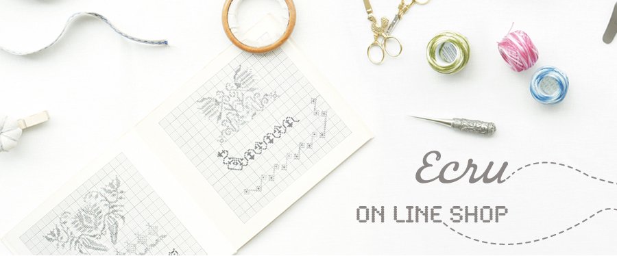 刺繍教室　Embroidery Studio ECRU（スタジオ エクル）オンラインショップ