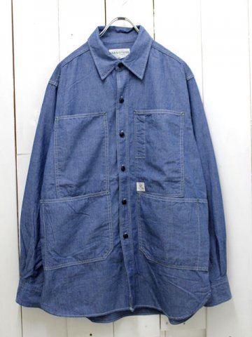 SASSAFRAS - ササフラス DIGGIN SHIRT サイドポケット長袖シャツ