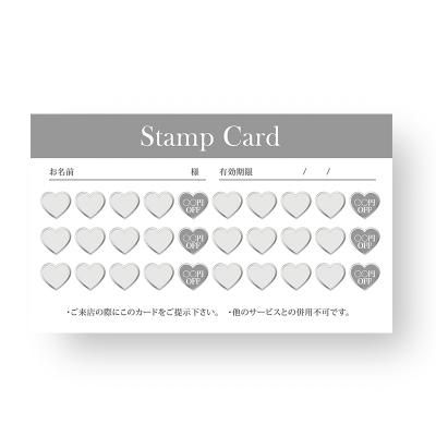 Meicy Card 可愛い女性名刺 スタンプカード ネイル エステ リラクゼーション 美容整体 美容クリニック 美容室のショップカードやスタンプ カード 個人名刺に最適