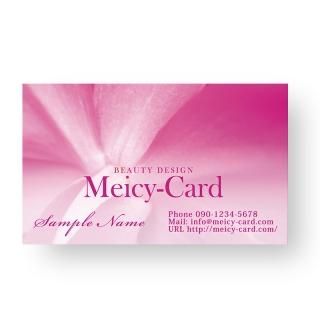 エステサロン 可愛い名刺 女性名刺 美容サロンショップカード Meicy Card メイシーカード