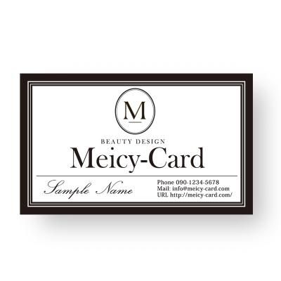 可愛い大人名刺 おしゃれなサロン名刺 ショップカード印刷なら Meicy Card