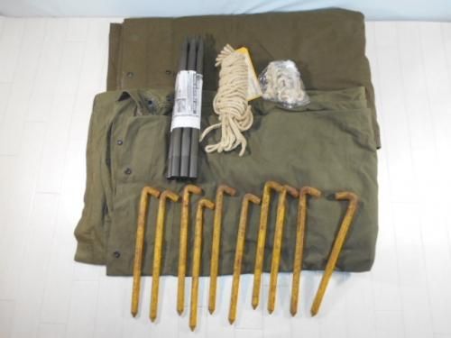 Pup Tent シェルターハーフテント J A Okinawa 米軍装備品 放出品の通販