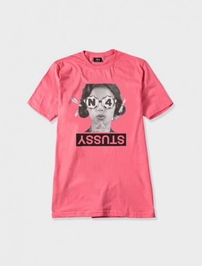 Stussy ステューシー No 4 Glasses Tee Medium