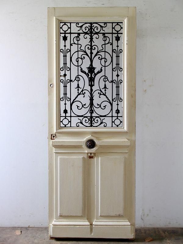 フランス アンティーク french panel double doors ドア - 机/テーブル