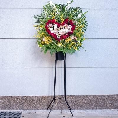 ハートスタンド花