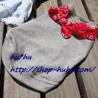 <img class='new_mark_img1' src='//img.shop-pro.jp/img/new/icons34.gif' style='border:none;display:inline;margin:0px;padding:0px;width:auto;' />【サイズオーダー】バンダナノースリーブ*レッドペイズリー