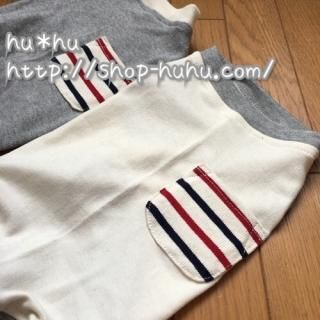 【サイズオーダー】トリコポケットノースリーブ*生成り<img class='new_mark_img2' src='//img.shop-pro.jp/img/new/icons13.gif' style='border:none;display:inline;margin:0px;padding:0px;width:auto;' />