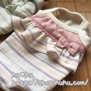 【サイズオーダー】ふりふりリボン*キャミソール(ピンク)<img class='new_mark_img2' src='//img.shop-pro.jp/img/new/icons13.gif' style='border:none;display:inline;margin:0px;padding:0px;width:auto;' />