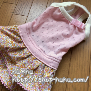 【サイズオーダー】Pink petit flower*キャミワンピ<img class='new_mark_img2' src='//img.shop-pro.jp/img/new/icons13.gif' style='border:none;display:inline;margin:0px;padding:0px;width:auto;' />
