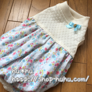【サイズオーダー】flower ribbon*ノースリーブ<img class='new_mark_img2' src='//img.shop-pro.jp/img/new/icons13.gif' style='border:none;display:inline;margin:0px;padding:0px;width:auto;' />