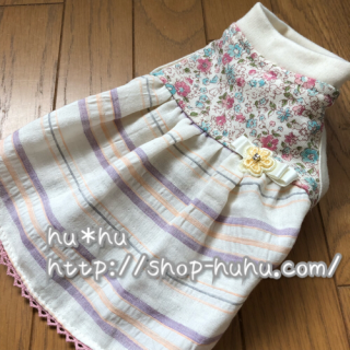 【サイズオーダー】border*flowerワンピース<img class='new_mark_img2' src='//img.shop-pro.jp/img/new/icons13.gif' style='border:none;display:inline;margin:0px;padding:0px;width:auto;' />