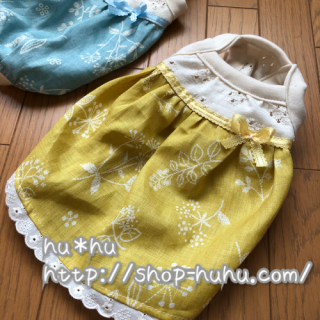 【サイズオーダー】ハイウエストワンピ*マスタードフラワー<img class='new_mark_img2' src='//img.shop-pro.jp/img/new/icons13.gif' style='border:none;display:inline;margin:0px;padding:0px;width:auto;' />