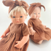<img class='new_mark_img1' src='https://img.shop-pro.jp/img/new/icons52.gif' style='border:none;display:inline;margin:0px;padding:0px;width:auto;' />Paola Reina doll muslin dressBR