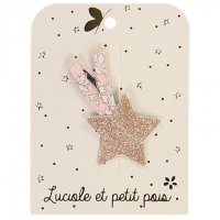<img class='new_mark_img1' src='https://img.shop-pro.jp/img/new/icons1.gif' style='border:none;display:inline;margin:0px;padding:0px;width:auto;' />Kids hair clip glitter star liberty PK