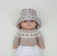 <img class='new_mark_img1' src='https://img.shop-pro.jp/img/new/icons1.gif' style='border:none;display:inline;margin:0px;padding:0px;width:auto;' />minikane /Paola Reina doll   floral hat