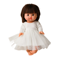 <img class='new_mark_img1' src='https://img.shop-pro.jp/img/new/icons1.gif' style='border:none;display:inline;margin:0px;padding:0px;width:auto;' />minikane doll  Tulle dress WH