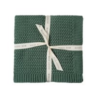 <img class='new_mark_img1' src='https://img.shop-pro.jp/img/new/icons1.gif' style='border:none;display:inline;margin:0px;padding:0px;width:auto;' />AVERY ROW PLAIT KNIT BABY BLANKET - PINE GREEN
