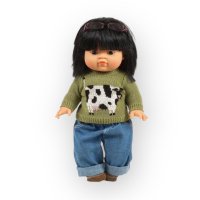 <img class='new_mark_img1' src='https://img.shop-pro.jp/img/new/icons1.gif' style='border:none;display:inline;margin:0px;padding:0px;width:auto;' />minikane /Paola Reina doll pullover cow