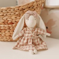 <img class='new_mark_img1' src='https://img.shop-pro.jp/img/new/icons1.gif' style='border:none;display:inline;margin:0px;padding:0px;width:auto;' />Mini Sofia Bunny 27cm Pink check