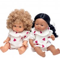 <img class='new_mark_img1' src='https://img.shop-pro.jp/img/new/icons1.gif' style='border:none;display:inline;margin:0px;padding:0px;width:auto;' />minikane doll  heart muslin romper