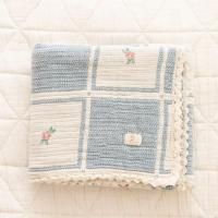 <img class='new_mark_img1' src='https://img.shop-pro.jp/img/new/icons1.gif' style='border:none;display:inline;margin:0px;padding:0px;width:auto;' />2025 New Grain Patchwork Fleur Blanket