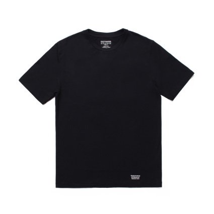 スペリオール2パック クルーネックTシャツ (ブラック) GP01-BLANKLINE 