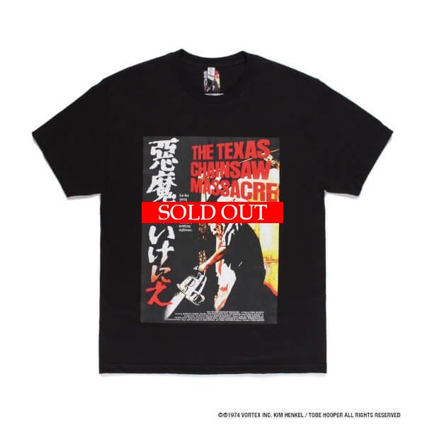 悪魔のいけにえ / Tシャツ タイプ3 (ブラック) | ワコマリア 2022 春夏 品番 TTCM-WM-TEE03B画像1