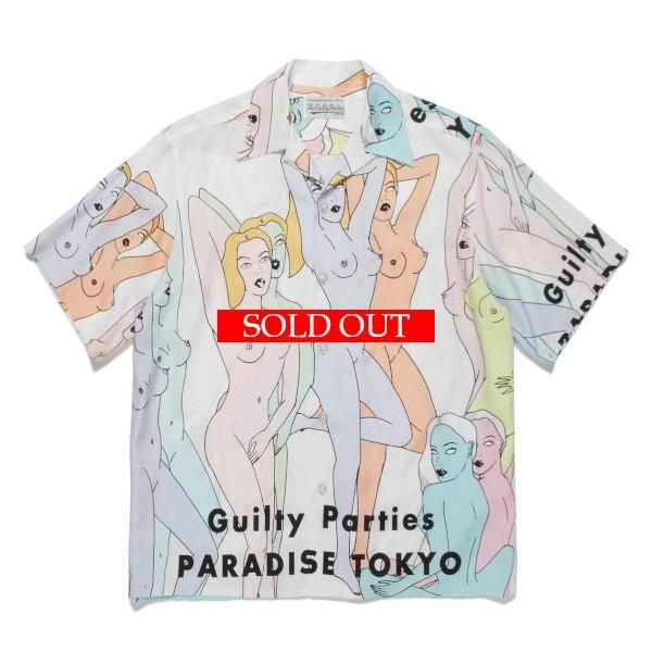 WACKO MARIA 天国東京百女柄図 HAWAIIAN SHIRT