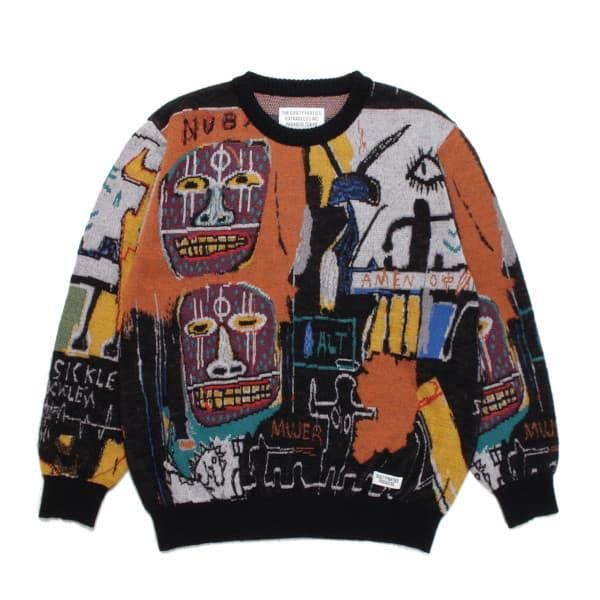 L 新品 WACKO MARIA ワコマリア BASQUIAT バスキア ニット12月のワコマリア一覧