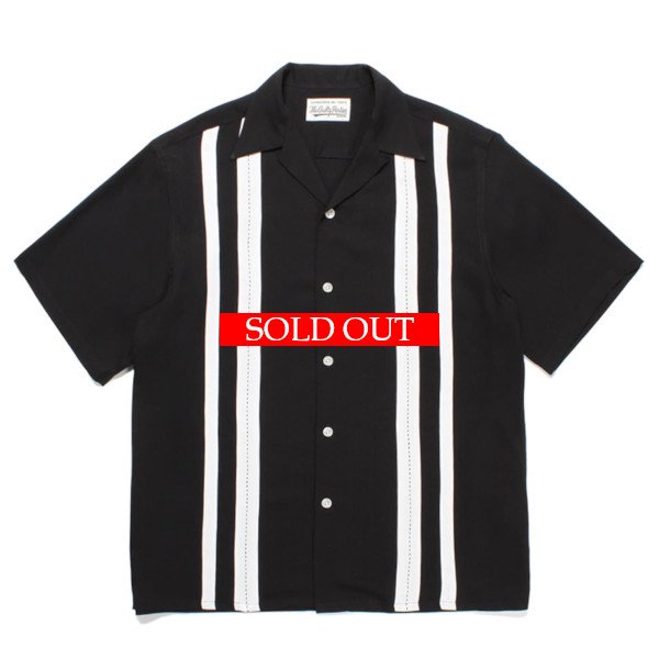 商品名 ツートーン50'sオープンカラーシャツ タイプ2 (ブラック) 23SS-WMS-OC18 | ワコマリア2023春夏画像