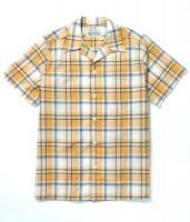 WACKO MARIA / MADRAS CHECK OPEN COLLAR SHIRT