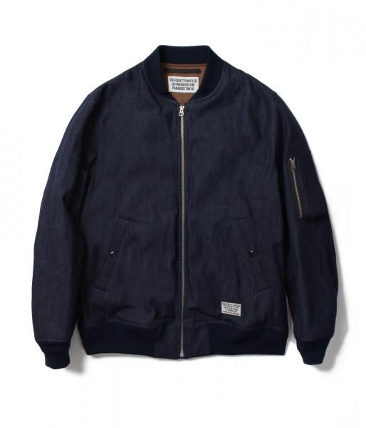 WACKO MARIA / MA-1 FLIGHT JACKET -DENIM- ( TYPE-1 )(SALE 30%OFF) - Relax  Online Shop