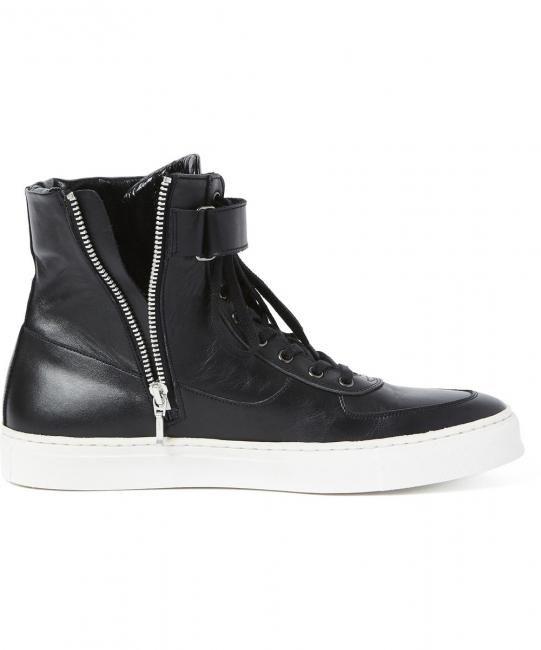 CHORD NUMBER EIGHT / LEATHER ZIP SNEAKER (SALE 30%OFF