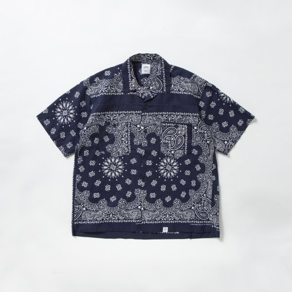 BEDWIN & THE HEARTBREAKERS / S/S PATCH WORKED BANDANA SHIRT “MONK” - Relax  Online Shop