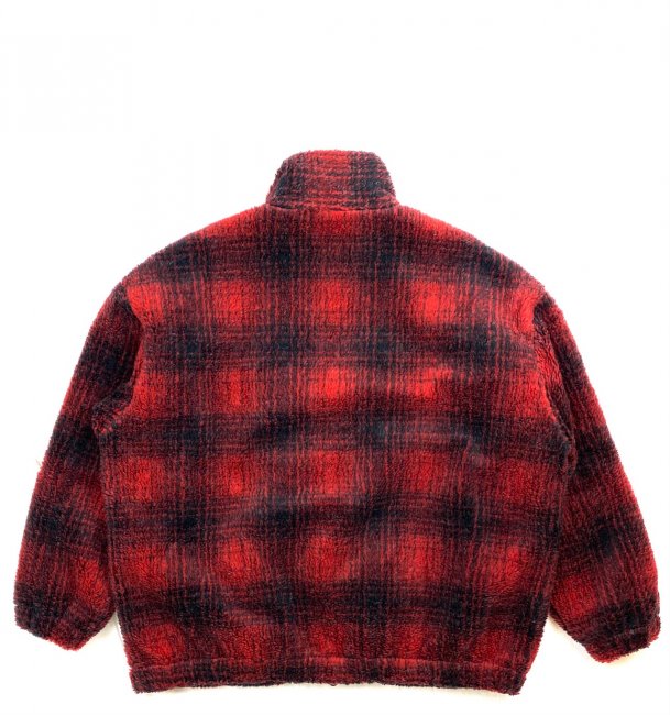 cootie / Ombre Boa Check track jacket