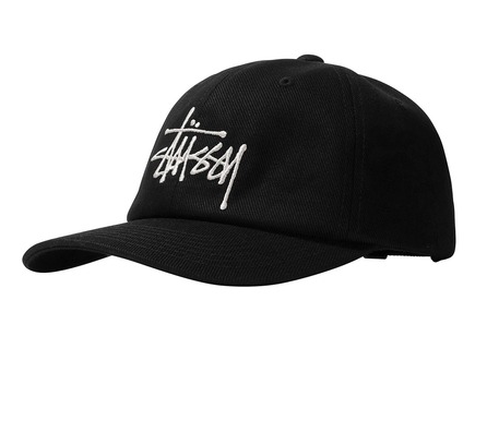 stussy big logo low pro cap