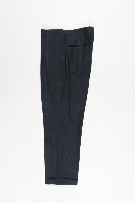 WACKOMARIA STRIPED PLEATED TROUSERS 22 | ochge.org