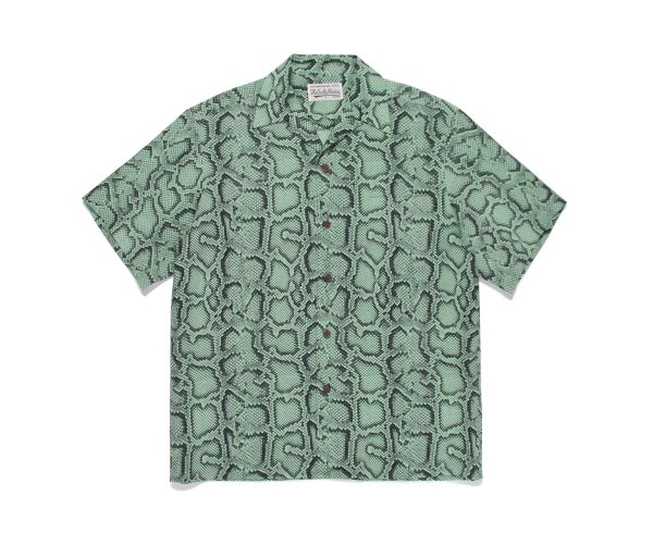 WACKO MARIA / PYTHON OPEN COLLAR SHIRT / HAWAIIAN SHIRT S/S ( TYPE-9 ) -  Relax Online Shop