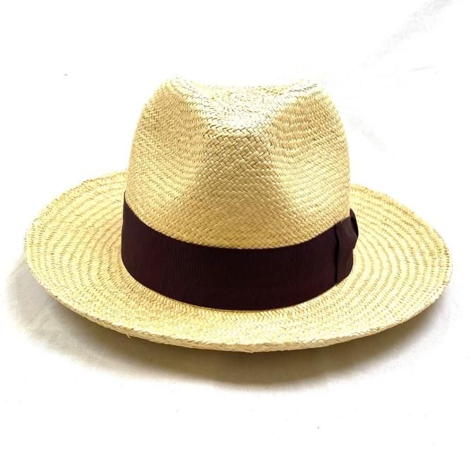 WACKO MARIA / HAT-02-BASQUIAT-NATURE-CUENCA(G3)(BURGUNDY GROSGRAIN