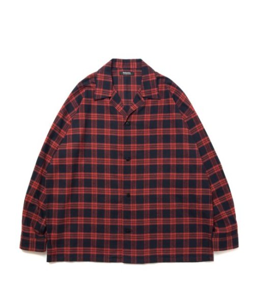 ROTTWEILER / OPEN COLLAR CHECK SHIRT - luknova.com