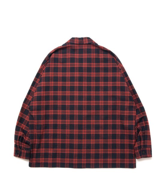 ROTTWEILER / OPEN COLLAR CHECK SHIRT - Relax Online Shop