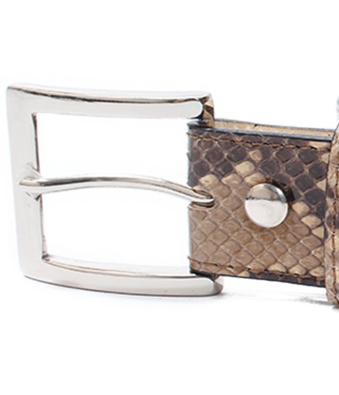 WACKO MARIA / PYTHON LEATHER BELT - Relax Online Shop