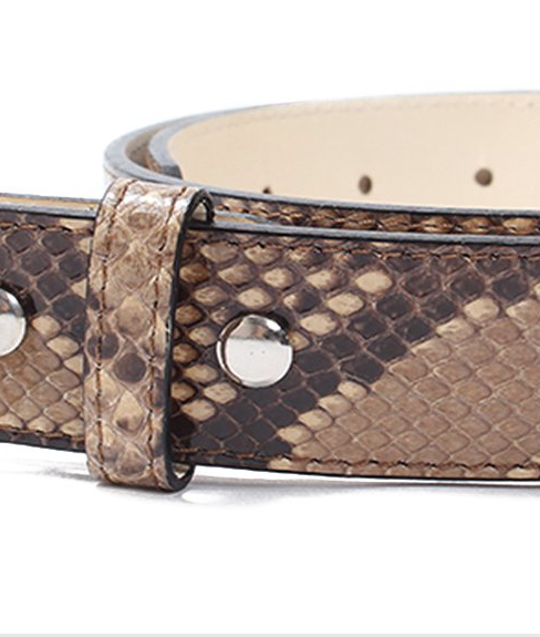 WACKO MARIA / PYTHON LEATHER BELT - Relax Online Shop