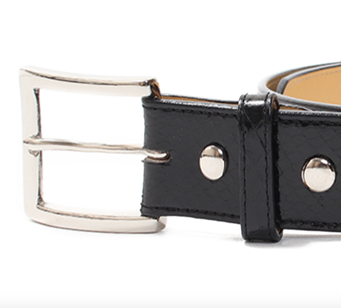 WACKO MARIA / PYTHON LEATHER BELT - Relax Online Shop