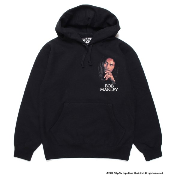 WACKO MARIA × BOB MARLEY / HEAVY WEIGHT PULLOVER HOODED SWEAT