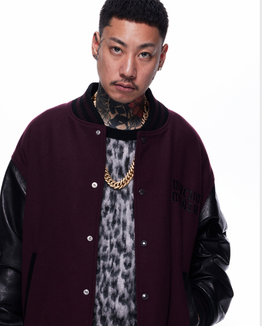 WACKO MARIA / LEOPARD MOHAIR CREW NECK SWEATER - RELAX WEB WACKO MARIA / LEOPARD MOHAIR CREW NECK SWEATER - RELAX WEB