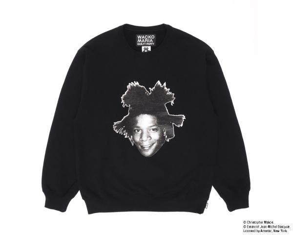 通販サイト一覧 WACKO MARIA ×JEAN-MICHEL BASQUIAT / HEAVY WEIGHT CREW NECK トップス